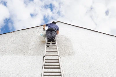 Peinture extérieure à Curel — façades et ravalement
